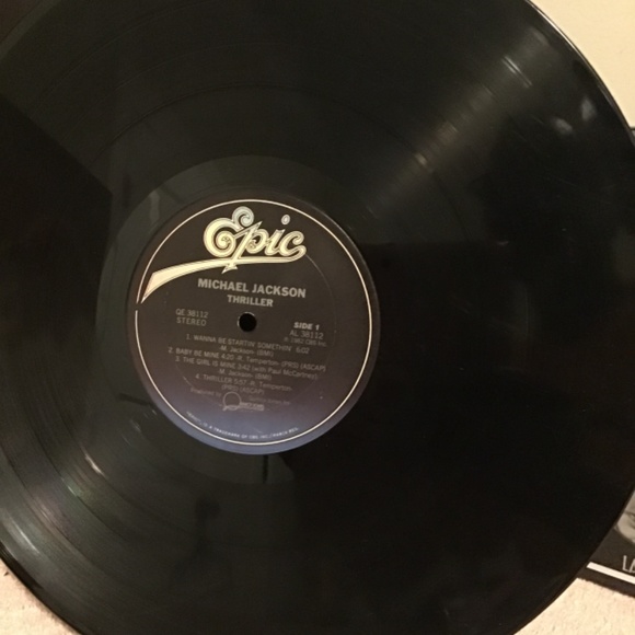 Epic Record, #1 record ever Sold, MICHAEL JACKSON ‘S THRILLER, original , 1982 - Picture 4 of 8